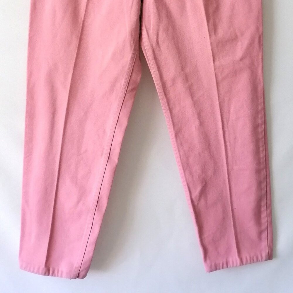 Vintage Talbots Pink 5-Pockes Denim High Rise Mom Jeans Petites Size 14 - Picture 4 of 7